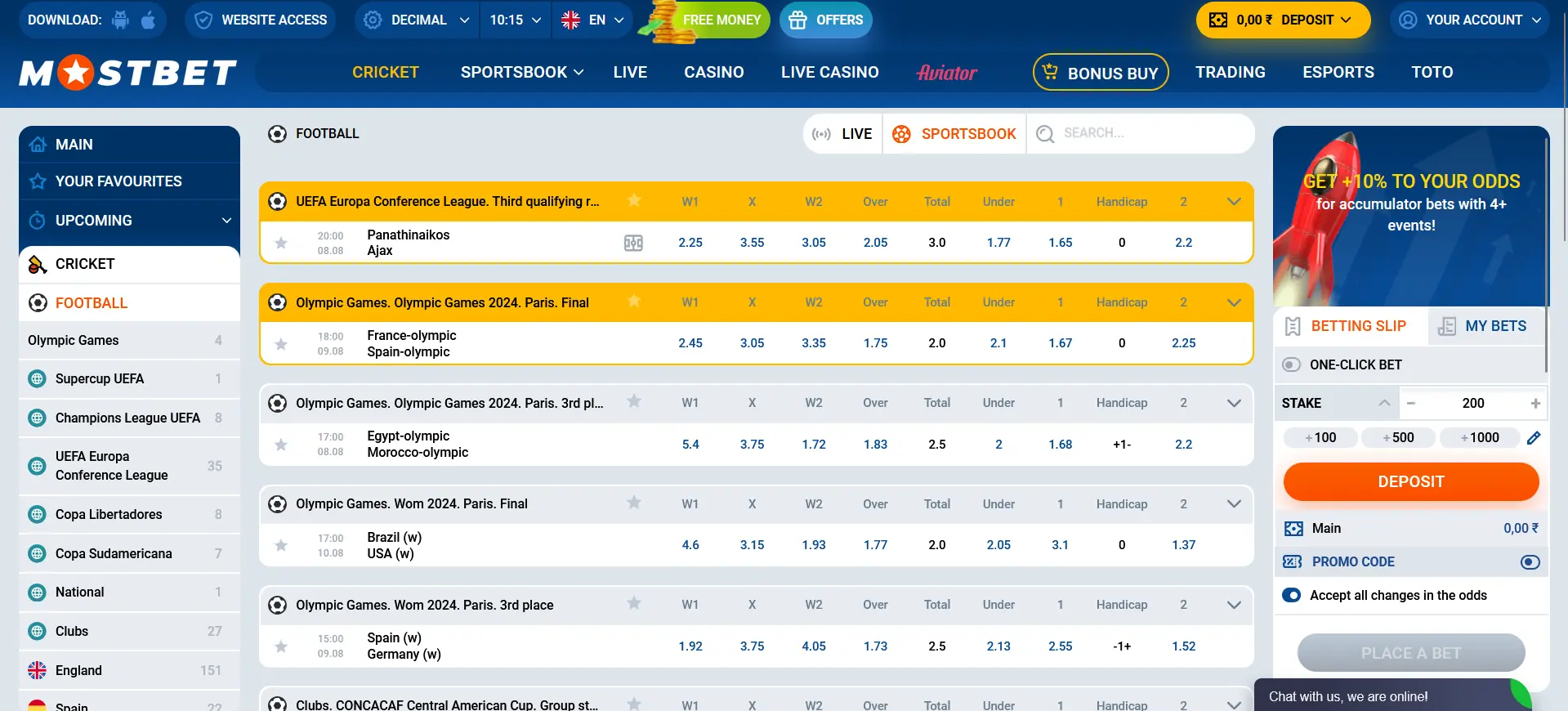 Football betting basics at Mostbet in India Football betting basics at Mostbet in India