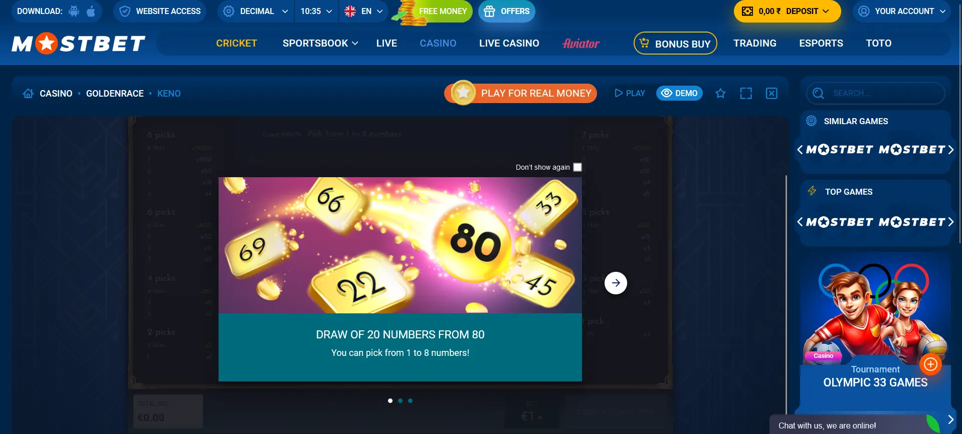 Lotteries at Mostbet in India Lotteries at Mostbet in India