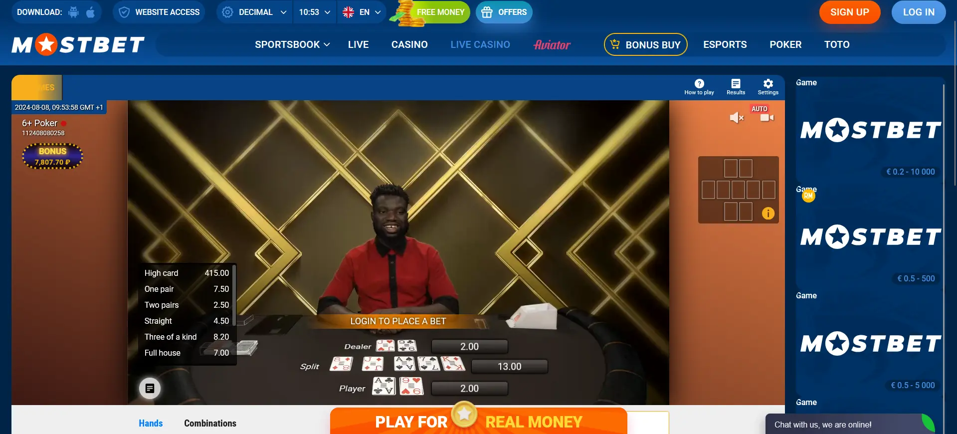 TV games at Mostbet in India TV games at Mostbet in India